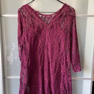 Lacey red dress